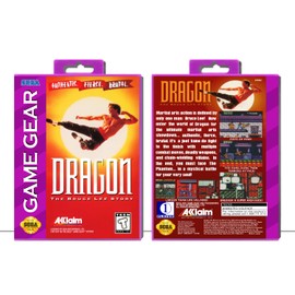 Dragon: The Bruce Lee Story | (SGGP) Sega Game Gear - Game Case Only - No Game