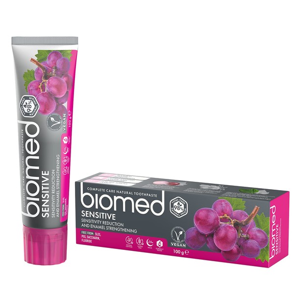 biomed Sensitive Fluoride-free Toothpaste for Sensitive Teeth with 99% Natural Ingredients