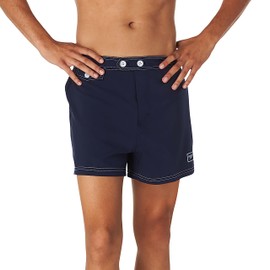 Speedo Men's Swim Trunk Short Length Beachsider Solid Peacoat