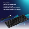 MAGIC REFINER Gaming Keyboard 87 Keys Portable Durable RGB Backlit