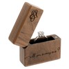 URBAN KRAFTS Engagement Ring Box for Proposal Slim Pocket Size