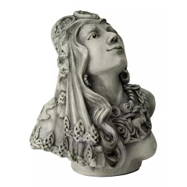 Small Celtic Goddess Rhiannon Bust by Dryad Design Welsh Druidry Statue