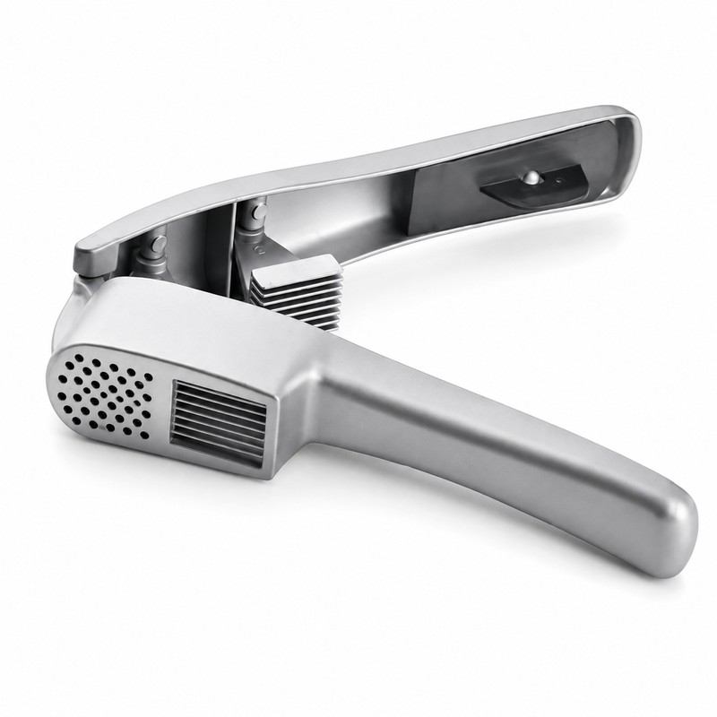 2-in-1 Garlic Press & Slicer for Kitchen Prep – Zinc