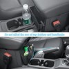 PIMCAR 2PCS Center Console Organizer for 2018-2025 2026 Jeep Wrangler