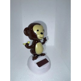 Solar Dancing Animal Home Birthday Monkey Banana Toy Solar Powered Car Ornament Gift