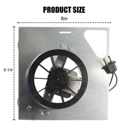 seork Upgrade 678-G/2678F-A Bathroom Exhaust Fan Motor 8" x8-1/4 Fits for Nutone 763 763N Compatible With Broan 679-E/2679F-A 679FL-C N679-C 679L, S97015163