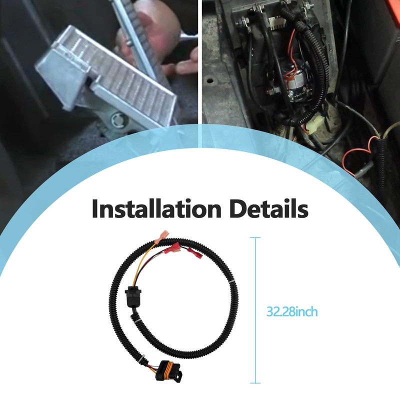 Pedal Box Wiring Harness 48V Compatible with EZGO Electric PDS