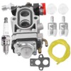 Anxingo 502845001 Carburetor Kit, Replacement for Husqvarna 150BT 350BT 580BTS