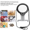 26X Dual LED Reading Magnifier Handheld Neck Wearing MultiFunction Table