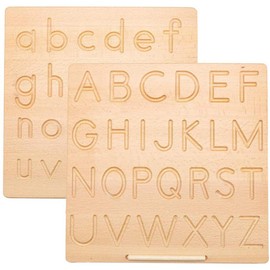 Wooden Alphabet Number Tracing Board Writing Practice Learning Board Educational Drawing Boards for Kids