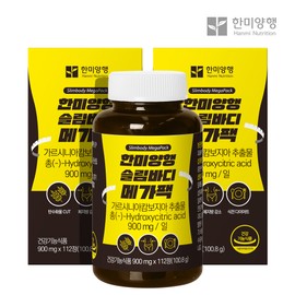 Hanmi Corporation Slim Body Mega Pack 900mgx112 tablets, 2 boxes / 한미양행 슬림바디 메가팩 900mgx112정 2박스