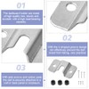 DIKEBAO 5 Pack Dartboard Bracket Dart Board Hanging Kit Dartboard
