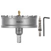 Mollom (4-1/8''|105mm) Heavy Duty Carbide Hole Saw with 2 Pilot