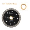 8PCS Saw Blade Bushings - 7/8" to 20mm Brass Adapter