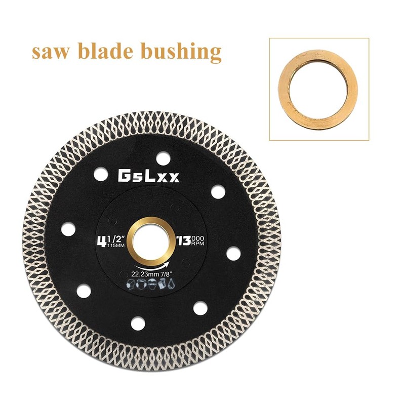 8PCS Saw Blade Bushings - 7/8" to 20mm Brass Adapter