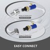 Jet Nozzle for Garden Hose, High Pressure Hose Nozzle with