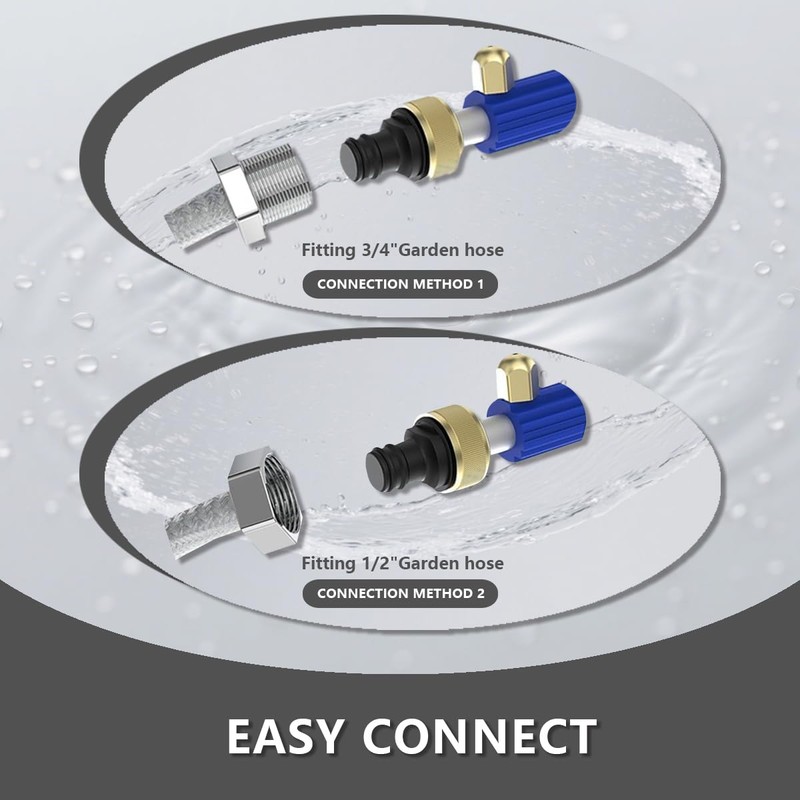 Jet Nozzle for Garden Hose, High Pressure Hose Nozzle with