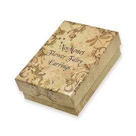 Exquisite Floral NoMonet Flower Fairy Water Nymph Earrings, Hand-Painted Style Filigree, Vintage-Inspired, Lightweight Comfort, Fashion Meets Fantasy Elegance