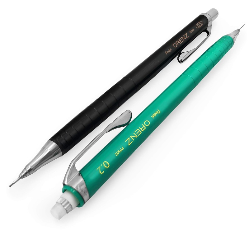 Pentel Orenz Mechanical Pencils - 0.2/0.3/0.5/0.7mm - Assorted Barrel Colours