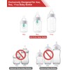 4 Pack Baby Bottle Ring Collars and Cap for Avent