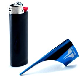 Kasher Classic Lighter Tool, Pipe Cleaner, Cigar Punch, Poker, Multi-Tool…(Blue, No Lighter)