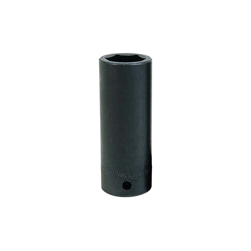 WILLIAMS JHW4M-618 Short Socket for Impact, Hexagonal, Side Width: 0.7