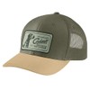 Carhartt Men's Canvas Mesh-Back Dog Patch Cap, Dusty Olive