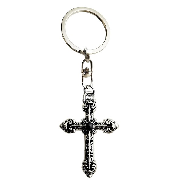 Generic OnlyYou.X Cross Keychain with Key Ring Cross Keychain Tag