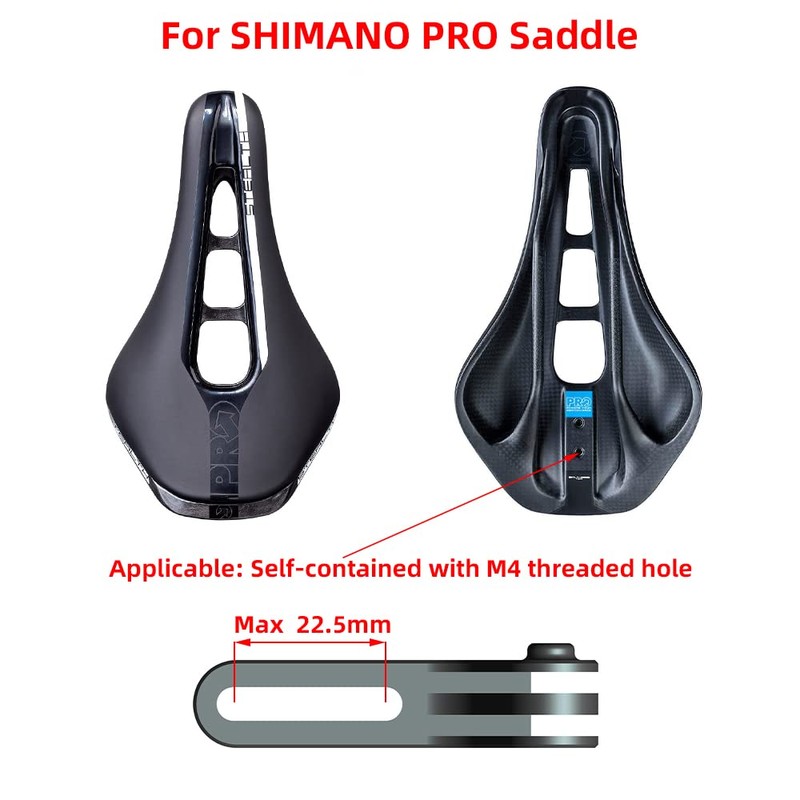 Cestbon Bike Saddle Mount for GoPro Interface Compatible with Pro