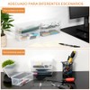 TXG Cajas de Plástico con Tapas a Presión, Apilables para