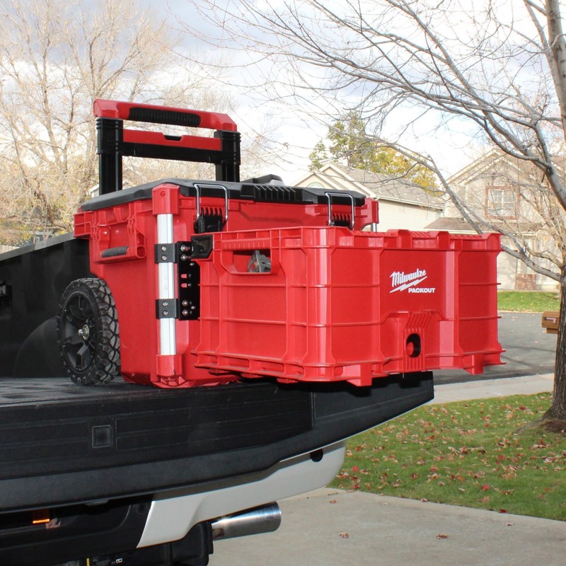 Alpha Engineered Packout Mount - Milwaukee Packout Front and Side