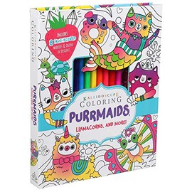Kaleidoscope Coloring: Purrmaids, Llamacorns, and More!