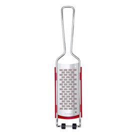 triangle 2-Way Grater with Removable Catcher - Ultra-Sharp Stainless Steel for Easy, Mess-Free Grating - Compact Design - Dishwasher Safe