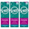 Tom's of Maine Fluoride-Free Antiplaque & Whitening Natural Toothpaste, Peppermint,