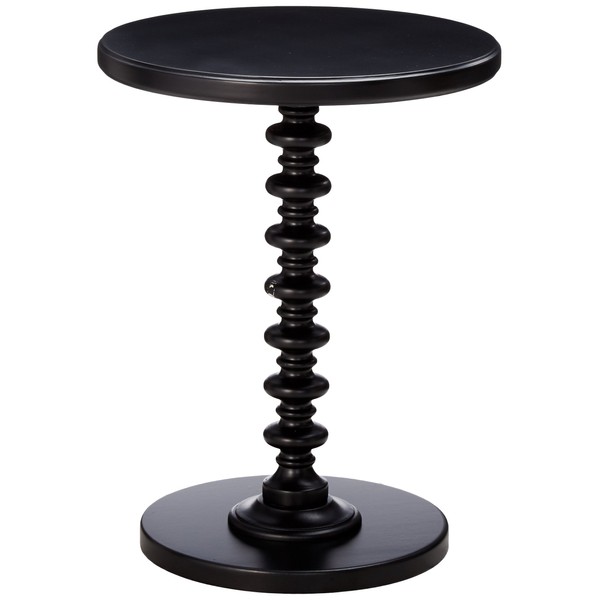 Powell Furniture Round Spindle Table, Black