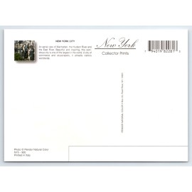 Aerial View New York City Skyline Vintage 5"x7" Postcard SBP15