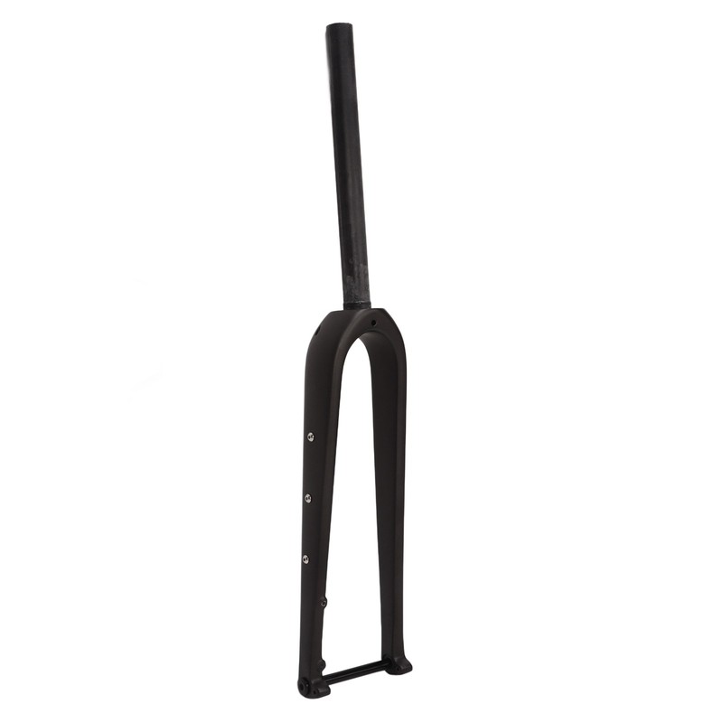 Bike Front Fork Carbon Fiber 100mm Opening Matte Straight Tube