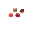 KitchenCraft Mini Pudding Moulds, Anodised Aluminium, 7.5 cm, Set of