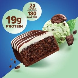 Pure Protein Bars, High Protein, Nutritious Snacks to Support Energy, Low Sugar, Gluten free, Chocolate Mint Cookie, Pack of 36