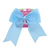Sky Blue Jumbo Bow Clip with Tails