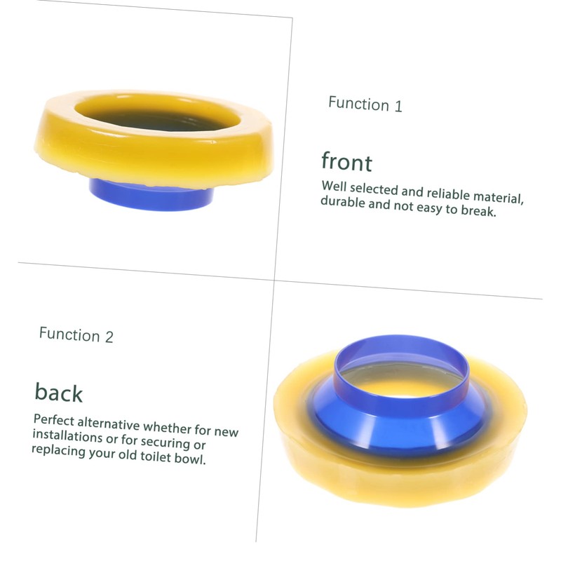 Operitacx Toilet Bowl Seal Ring High Elasticity Gasket for Bathroom