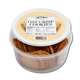 Nyakers Swedish Oat Crisp Cookies - Original, Famous & Old Fashioned Oatmeal Cookies Crunchy Biscuits & Gourmet Traditionally Baked in Sweden - Healthy Cookies for Breakfast, Snack & Gift (11.64 Oz)