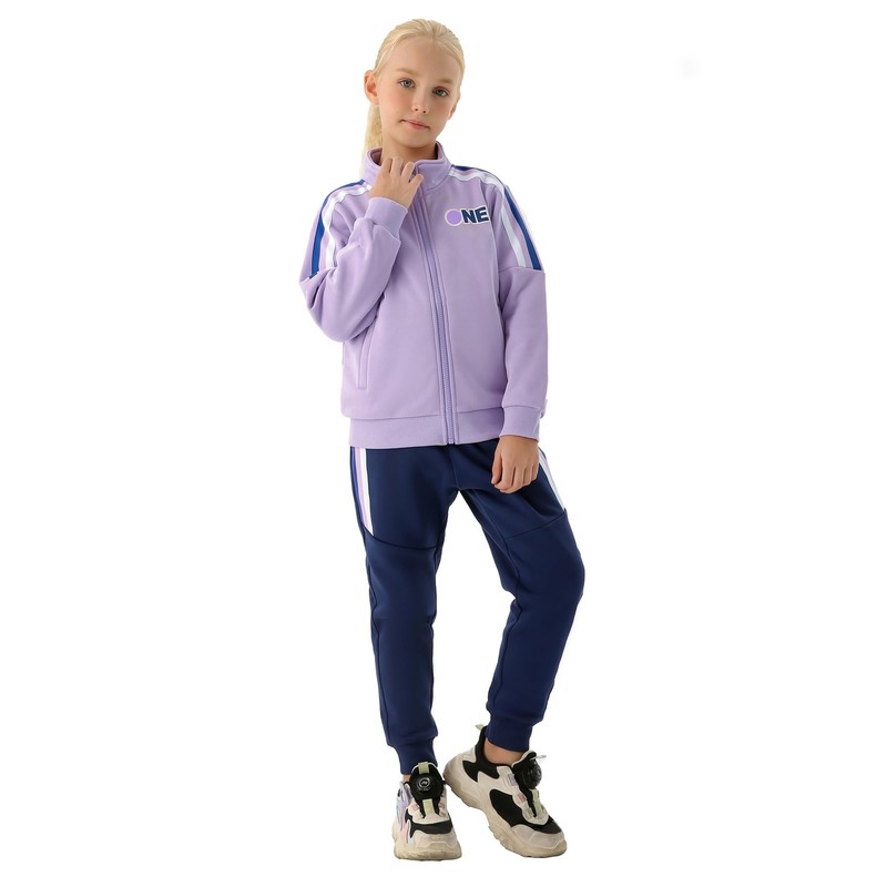 Girls Sweatsuit Set - 2 Piece Girls Tracksuit Full Zip