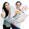 Mr. & Mrs. Panda Axolotl Tequila Sofa Cushion - Gift,