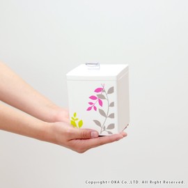 OKA Corner Pot Pair Plants White