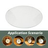 TOMETURE Convex Clock Glass Replacement: 8.2cm/3.2 Inch Round Transparent Dome