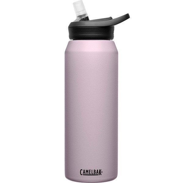 CamelBak Eddy+ Water Bottle with Straw 32oz - Insulated Stainless Steel, Purple Sky