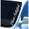 Dabbledown Never Satisfied Version White DD201 Lowrider Car Truck Window