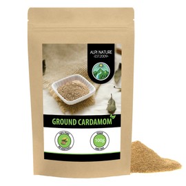 Ground Cardamom (100g, 3.5oz), Cardamom Powder 100% Natural, Without additives, Vegan