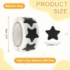 PATIKIL Star Stickers Roll 1", 500 Pcs Self-Adhesive Reward Stickers